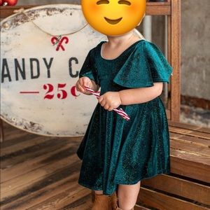 18 month velvet dress